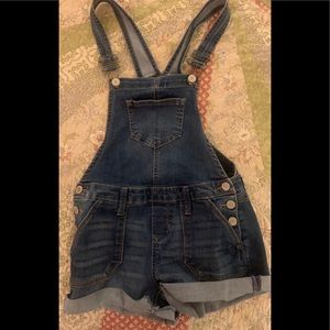 Girls denim overalls